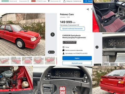 Polonez Caro z 1994 r. za jedyne 149 tys. 990 zł. To okazja, bo nowy kosztował miliony