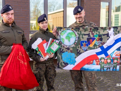 Żołnierze zawiozą św. Mikołajowi 1500 listów od dzieci ze Szczecina