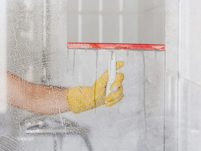 Podgrzej, dodaj płynu do naczyń i spryskaj. Kabina prysznicowa zalśni jak złoto!