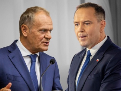 Tusk oskarża Nawrockiego o 