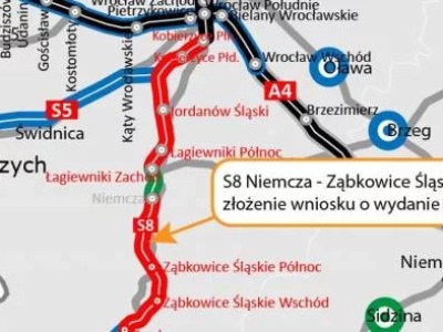ZRID dla odcinka S8 Niemcza – Ząbkowice coraz bliżej