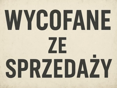 Wycofane ze sprzedaży. Sklep zwróci pieniądze