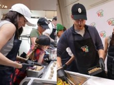 Meghan i Harry zabrali dzieci do społecznej kuchni. Tak teraz wygląda Lilibet (FOTO)