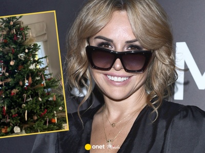 Blanka Lipińska tłumaczy się z choinki w domu. 