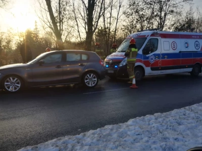 Zderzenie osobówek w Ciechanowie