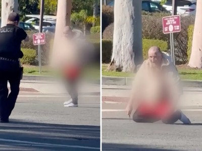 Kalifornia. Postrzelony 54-latek z nożem uparcie zmierzał w stronę policjatnów