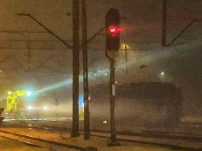 Manewr pociągu zakończony spektakularną awarią