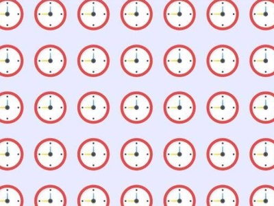 Zegar na obrazku różni się od reszty. Sprawdź swoją spostrzegawczość