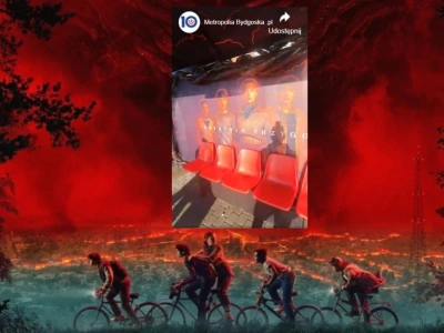 Przystanki w Bydgoszczy i Olsztynie jak w Hawkins!