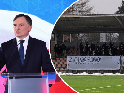 Nawet w 3. lidze kibice śmieją się z Ziobry. 