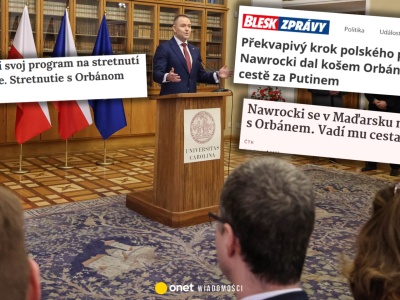 U południowych sąsiadów Polski głośno o decyzji Karola Nawrockiego. 