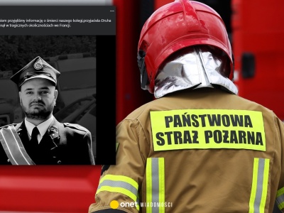 Tragiczny wypadek we Francji. Nie żyje polski strażak
