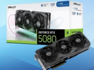 Karta graficzna PNY GeForce RTX 5080 Triple Fan 16GB OC za 4602 zł w polskich sklepach