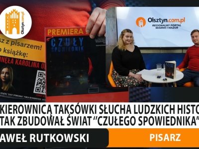 Za kierownicą taksówki słucha ludzkich historii. Z tych rozmów Paweł Rutkowski zbudował świat „Czułego Spowiednika”