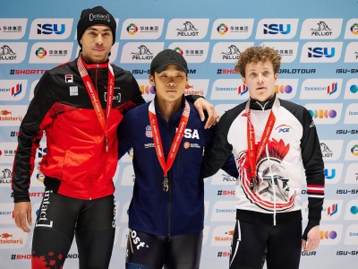 World Tour w short tracku. Felix Pigeon z brązem. Polska ma więcej kwalifikacji olimpijskich