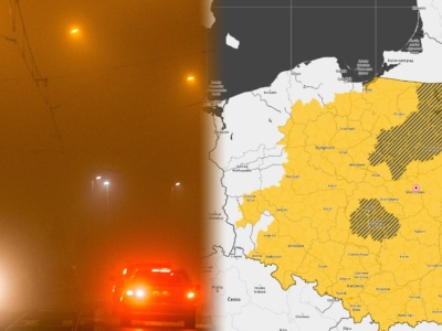 Marznące opady i gęste mgły. Ostrzeżenia IMGW dla niemal całego kraju