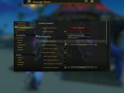 Ograniczenia addonów w World of Warcraft - WE nie podziała