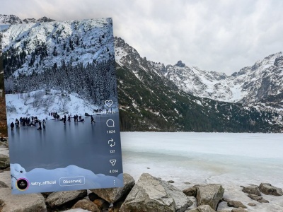 Pokazał, co turyści wyprawiali nad Morskim Okiem. 