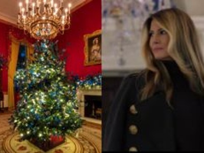 U Trumpów już święta. Ponad 50 choinek i prezydent USA z klocków