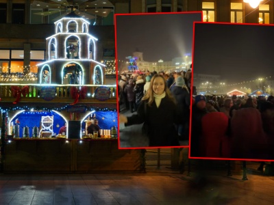 Pokazała, co się dzieje na jarmarku w Łodzi. 