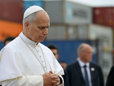 Leon XIV w Bejrucie. Papież modlił się w miejscu tragicznej eksplozji