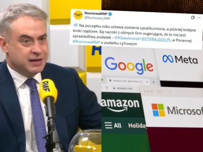 Minister cyfryzacji przyznaje, że są naciski, żeby nie wprowadzać podatku dla gigantów technologicznych