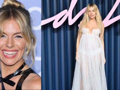 Sienna Miller w trzeciej ciąży szokuje w Londynie! Jej KREACJA nie pozostawiła żadnych wątpliwości (ZDJĘCIA)