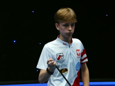 Bilard: Jakub Chrobot Mistrzem Świata Predator WPA u17 w odmianie – 10 bil!