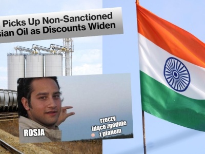 Z braku wyboru Rosja zrobiła Black Week i sprzedaje Indiom ropę tak tanio, że wychodzą na minusie