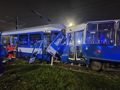 Zderzenie tramwajów w Krakowie. Wielu rannych