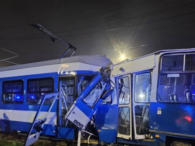 Zderzenie tramwajów w Krakowie. Poważne utrudnienia, są ranni