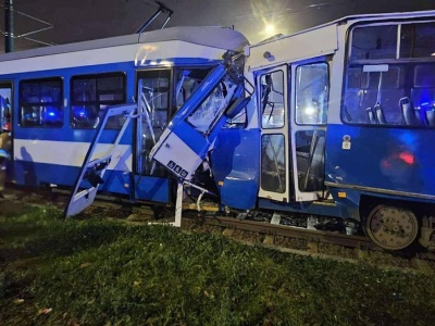 Zderzenie tramwajów Krakowie. Wielu poszkodowanych