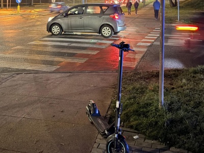 Zielona Góra. Potrącenie 14-latka na hulajnodze elektrycznej, wysoki mandat