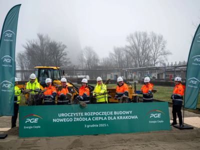 Ogrzewanie bez węgla. PGE rozpoczęło budowę kogeneracyjnego źródła ciepła w Krakowie