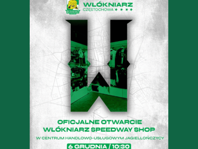 Nie przegap! Wielkie otwarcie Włókniarz Speedway Shop: spotkaj zawodników i zgarnij nagrody!