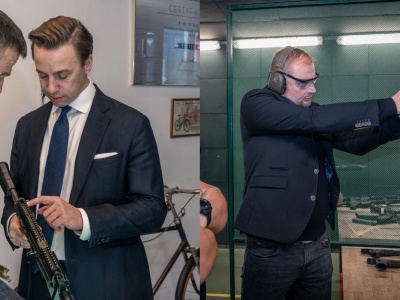 Komisja Obrony Narodowej z wizytą w Radomiu. Parlamentarzyści przetestowali broń