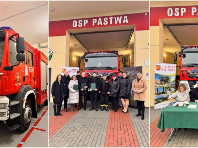 Pół miliona złotych na ekologiczne remizy trzech ochotniczych straży pożarnych na Pomorzu