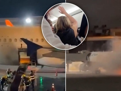 Dramatyczne chwile w samolocie pełnym pasażerów. Nagle pojawił się ogień...