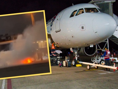 Dramatyczne sceny w Brazylii. Pod samolotem nagle pojawił się ogień. Pasażerowie musieli uciekać