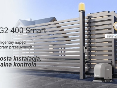 EZVIZ przedstawia HG2 400 Smart –  inteligentny napęd do bram przesuwnych