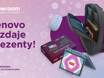 Świąteczny szał w Showroomie Lenovo & Motorola: klocki, plecaki i raty 0%!