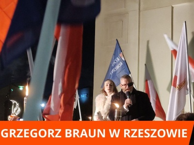 Grzegorz Braun w Rzeszowie