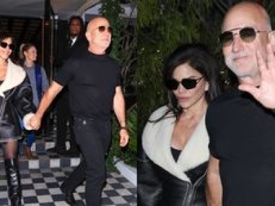 Zakochani Jeff Bezos i Lauren Sanchez w płaszczyku za ponad 45 TYSIĘCY złotych pomaszerowali na randkę. Powiało wielkim światem? (ZDJĘCIA)