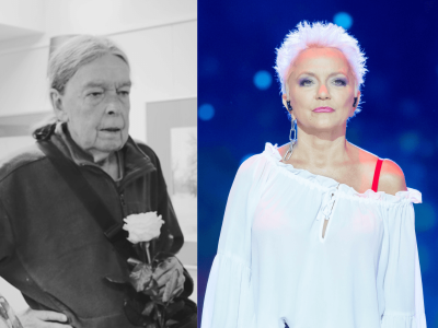Małgorzata Ostrowska pogrążona w żałobie. Niedługo przed śmiercią męża zapraszała na jego wernisaż