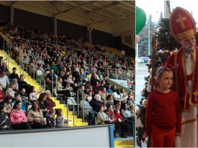 Spotkanie ze św. Mikołajem i wspólne oglądanie filmu na w Gumniskach