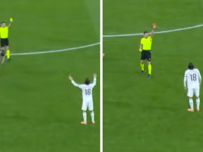 Dostał żółtą. Trzy sekundy i... czerwona. Kuriozum w meczu Realu
