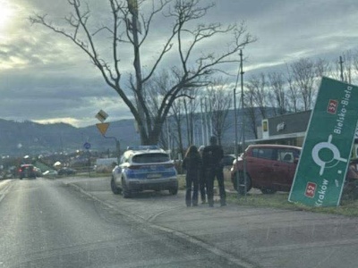 Kolizja pod McDonald’s. Andrychów