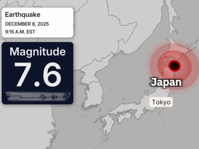 Japonia wydaje ostrzeżenie o tsunami po potężnym trzęsieniu ziemi o sile 7,6 | OGLĄDAJ NA ŻYWO