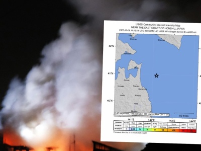 Trzęsienie ziemi w Japonii. 