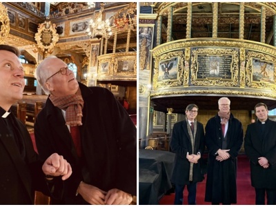 Książę von Hochberg-Pless odwiedził Kościół Pokoju w Świdnicy